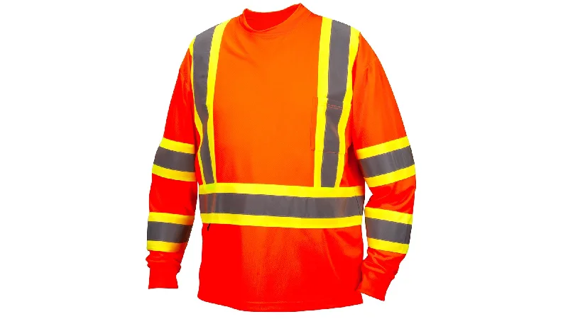 Pyramex Men's Hi-Vis Long Sleeve Shirt