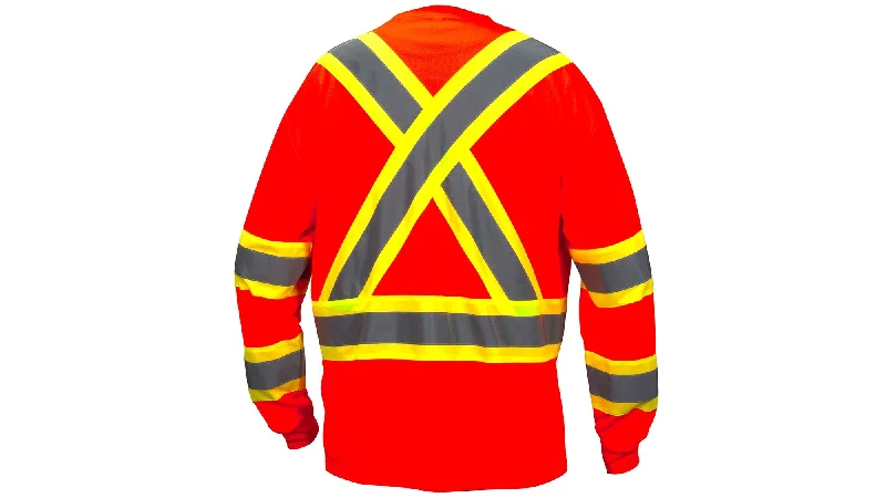 Pyramex Men's Hi-Vis Long Sleeve Shirt