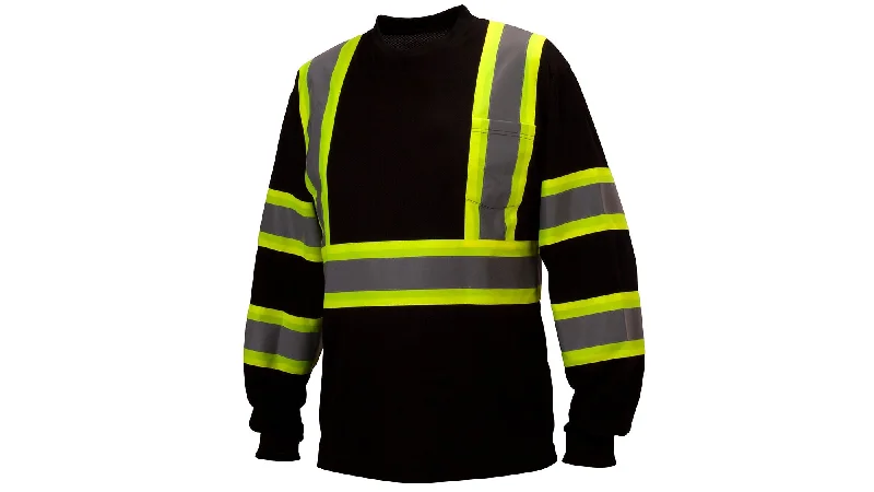 Pyramex Men's Enhanced Hi-Vis Long Sleeve Shirt