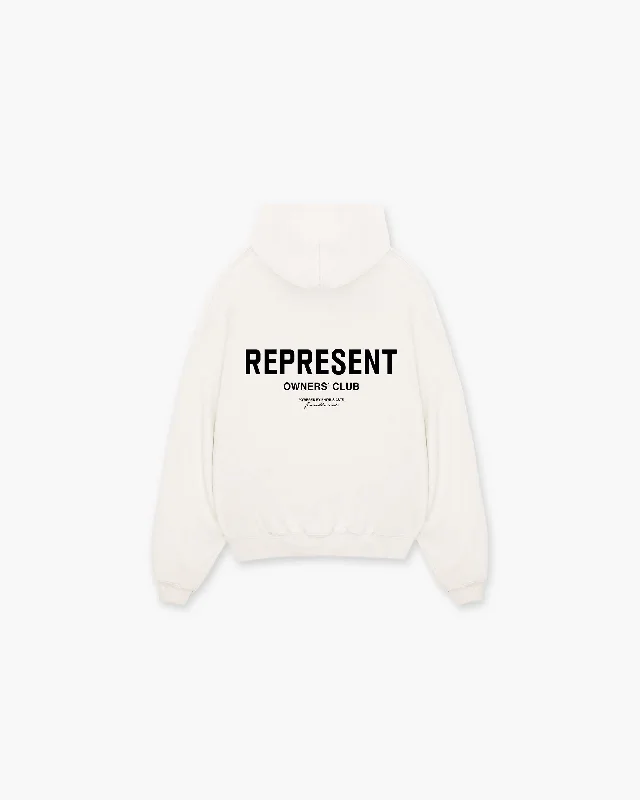 Represent Owners Club Hoodie - Flat White